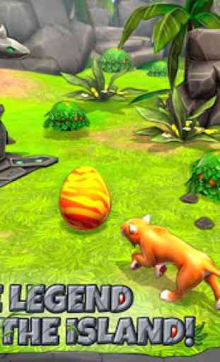 Sabertooth Tiger Ice Adventure: Dino Legend Quest 4