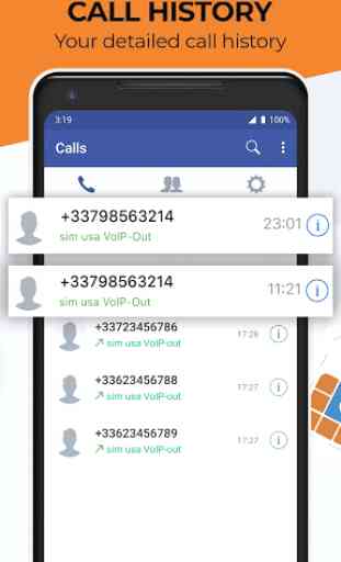 sim usa VoIP : International calls 4