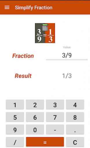 Simplify Fraction Calculator 1