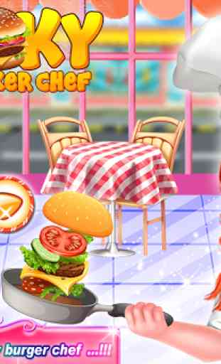 Smoky Burger Maker Chef-Juegos de cocina para niña 1