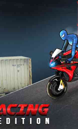 Spider Hero Racing : Bike Edition 2