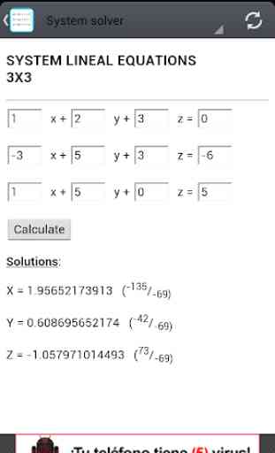 System Equations 3x3 2