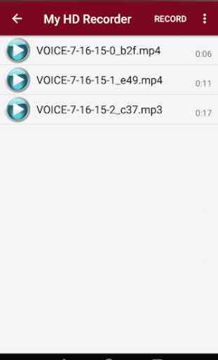 Voice Recorder Pro HD 4