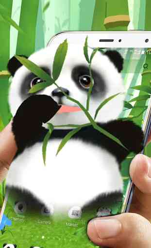 3D Tema lindo de la panda 2