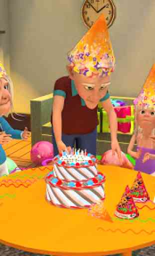 Abuelo sorpresa fiesta de cumpleaños simulador 1