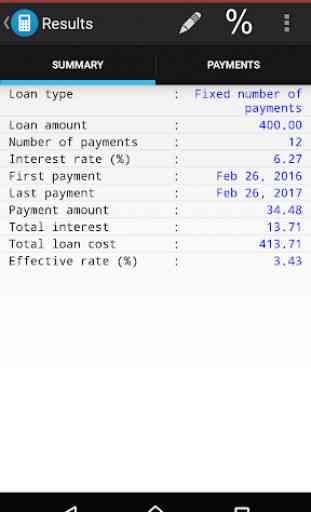 Advanced Loan Calculator 3