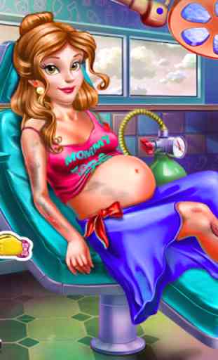 belleza mami accidenter - juego embarazada 1