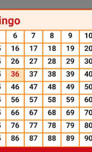 Bingo - numbers extractor - 90 numbers 3