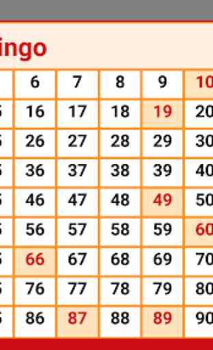 Bingo - numbers extractor - 90 numbers 4