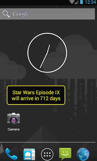 Countdown Widget for Star Wars: Rise Of Skywalker 1