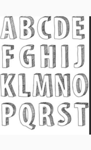 Diseño fácil de letras en 3D 4