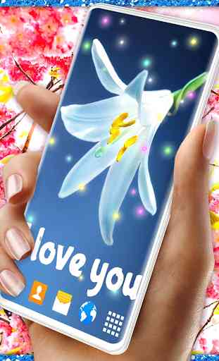 Flowers Magic Touch Wallpaper❤️ HD Live Wallpapers 1