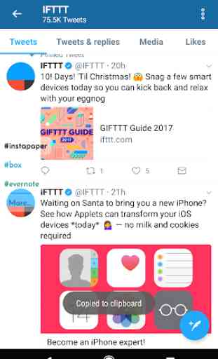 IFCTT - Based on IFTTT | Automate | Clipboard 4