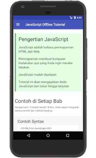 JavaScript Offline Tutorial Indonesia 1