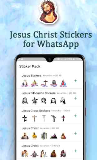 Jesus Christ Stickers for WAstickers 2019 1