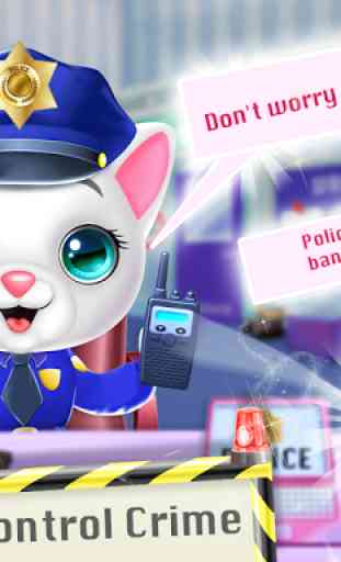 Kitty Cat Police Fun Care & Thief Arrest Game 1