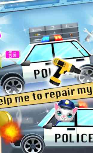 Kitty Cat Police Fun Care & Thief Arrest Game 2