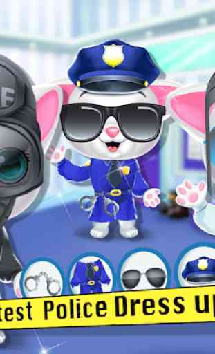 Kitty Cat Police Fun Care & Thief Arrest Game 4