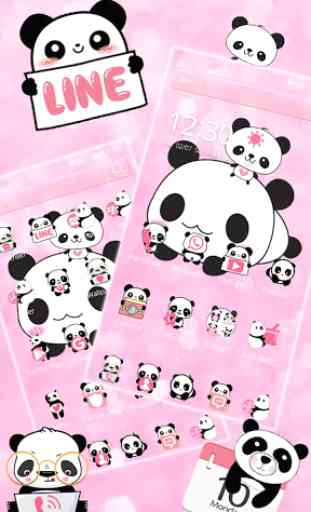 Linda Panda tema Cute Panda 3