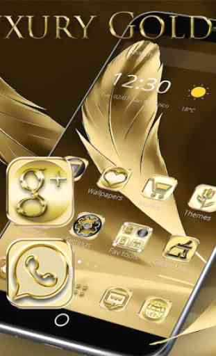 Lujo Oro Tema Oro Deluxe Luxury Gold 4