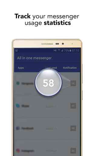 Mensajería móvil y video chat en vivo y aplicacion 3