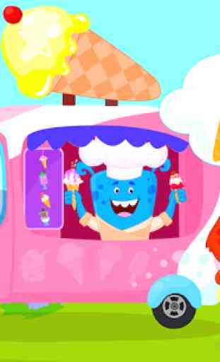 My Monster Town: Yummy Ice Cream & Dessert Games 2