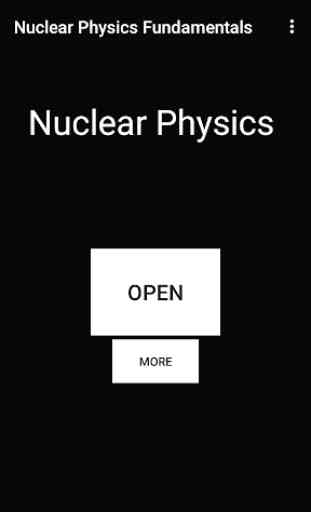 Nuclear Physics Fundamentals 1