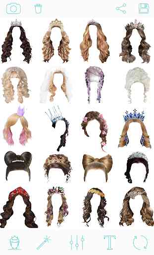 Peinados princesa - Princess Hairstyles Editor 3