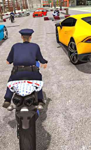 Policía de Estados Unidos Motor Bike Chase 2019 1
