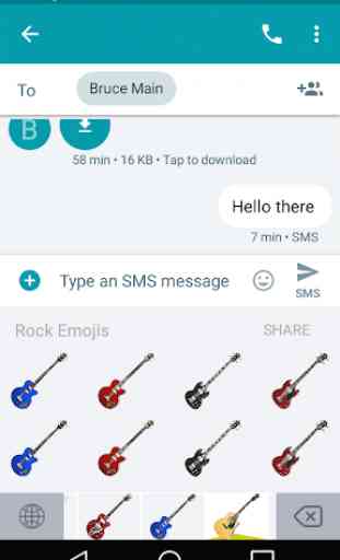 Rock and Guitar Emojis - Cute Emoticons & Stickers 3