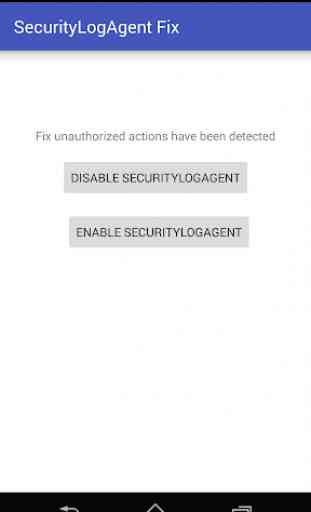 SecurityLogAgent Disable 1