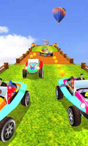 Superhero Buggy Car: Superkids Thrill Rush Racing 3