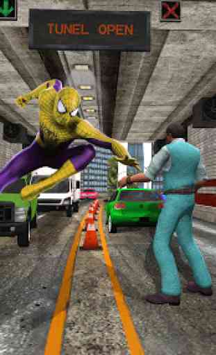 SuperHero spider boy vs city gangsters crimen 4