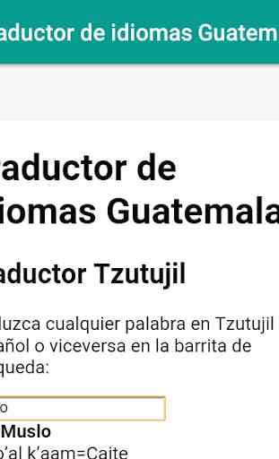 Traductor de Idiomas Guatemala 3