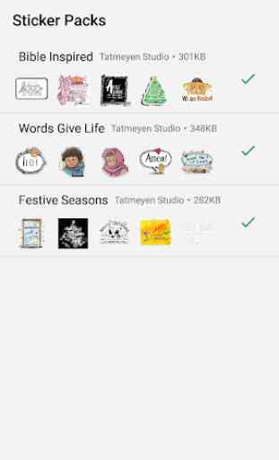 Words give Life - Christian Stickers for WhatsApp 1