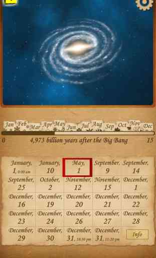 Ciencia - 3D Universo evolución. Astronomía calendario del sistema solar. Mundo cósmico de estrellas, planetas y galaxias 2