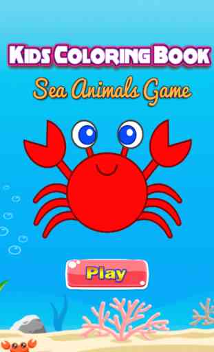 Mar Animales Coloring Book - Submarino páginas de dibujo y pintura de Aprendizaje Juegos de habilidad para el cabrito y niños pequeños 1