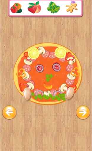 QCat - amo la pizza de niño (juego gratuito para niño preescolar) 2
