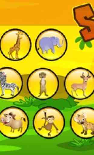 Juegos educativos para Niños y Niñas gratis:Sabana 2