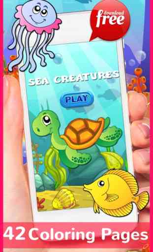 Marine Animals Coloring Book For Kids And Toddlers 1
