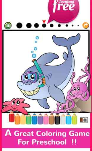Marine Animals Coloring Book For Kids And Toddlers 2