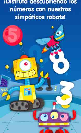 Robots y números - Juegos para Aprender a Contar 1