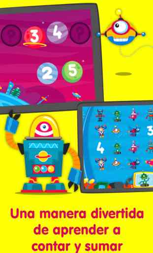 Robots y números - Juegos para Aprender a Contar 2