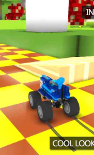 Blocky Monster Truck Racing 1
