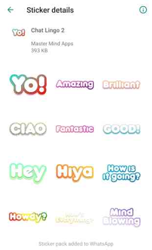 Chat Lingo Text Stickers - WAStickerApps 4