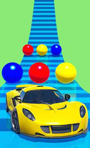 coches de carrera de ruta de color 3d 2