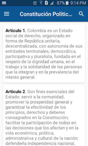 Constitución de Colombia 1