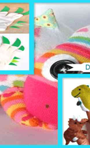 DIY Puppet Dinosaur Sock Ideas 3