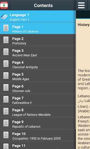History of Lebanon 1
