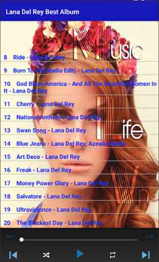 Lana Del Rey Best Album 2